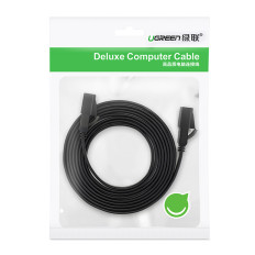 Tīkla kabelis plakanais patchcord U / FTP kaķis. 7 10GB / s 0.5m Black
