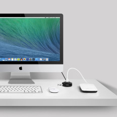 4In1 HUB USB 2.0-adapter naar 4x USB-A 480 MB / S 1M Zwart