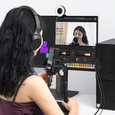 Audio cable cable 3.5mm Mini Jack (Male) - XLR (Female) 1m Black