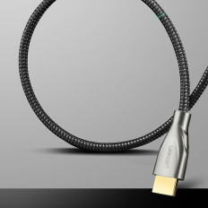 Patvarus kabelis HDMI 2.0 4K 60Hz kabelis 1m pilka