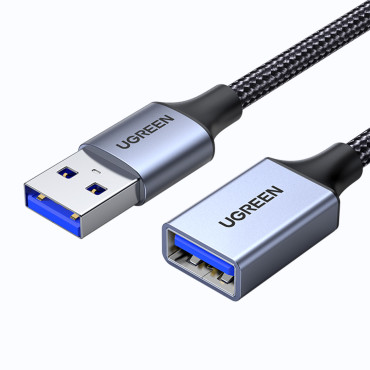 Izturīgs USB 3,0 5GB / s 1m 1m kabeļu kabeļa pagarinājums
