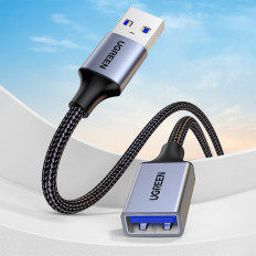 Izturīgs USB 3,0 5GB / s 1m 1m kabeļu kabeļa pagarinājums