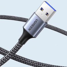 Izturīgs USB 3,0 5GB / s 1m 1m kabeļu kabeļa pagarinājums