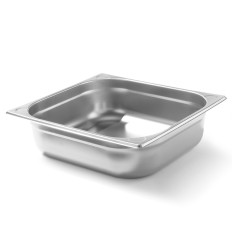 GN 2/3 container stål kjøkken linje høyt. 100 mm - Hendi 806234
