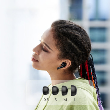 Brezžične slušalke Bluetooth TWS ANC WS106 Hitune T3 črna