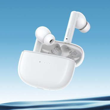 Trådlösa Bluetooth-hörlurar TWS ANCW WS106 HITUNE T3 Vit