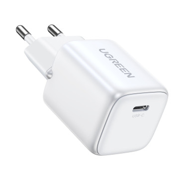 Rask AC Codyer Gan 1x USB-C 30W PD Nexode Mini White