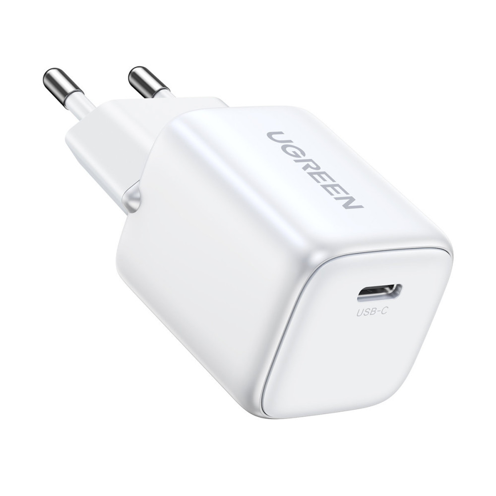 Fast Coder Celelos Gan 1x USB-C 30W PD Nexode Mini Branco