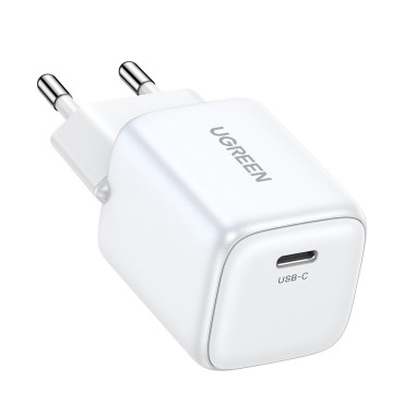 Fast Coder Celelos Gan 1x USB-C 30W PD Nexode Mini Branco