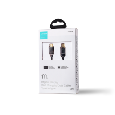 Cabo USB-C de cabo para carregamento rápido e transferência de dados 100W 1.2 M Preto