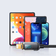 Kabelkabel til iPhone USB-C - Lightning med 20W 1,2 M skjerm
