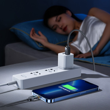Kabelkabel til iPhone USB-C - Lightning med 20W 1,2 M skjerm