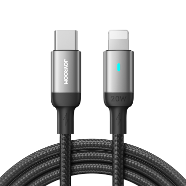 Kabeļu vads iPhone USB-C - Zibens A10 Series 20W 1.2m Black