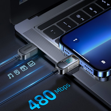 Kabelkabel til iPhone USB-C - Lightning med 20W 1,2 M skjerm