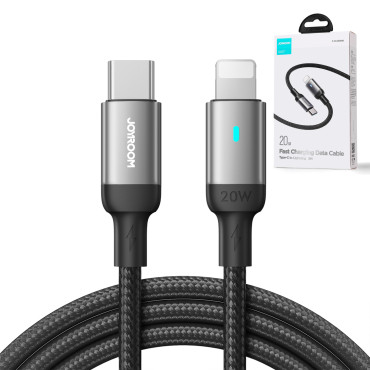 Kabeļu vads iPhone USB-C - Zibens A10 Series 20W 1.2m Black