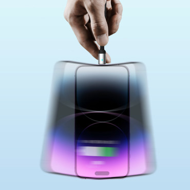 Káblový vodič pre iPhone USB-C - Lightning A10 Series 20W 1.2m Čierna