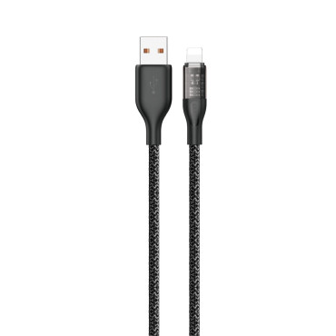 Καλώδιο για γρήγορο καλώδιο φόρτισης USB - Lightning 30w 1m γκρι