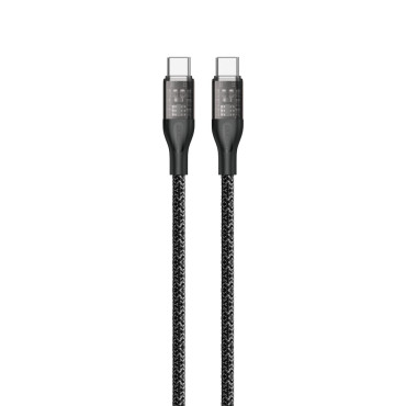 Καλώδιο καλωδίου για γρήγορη φόρτωση USB-C 120W 1M γκρι