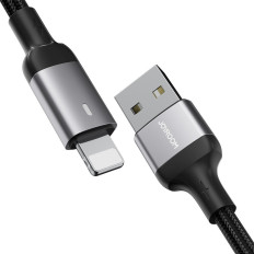 Καλώδιο iPhone σύρμα USB - Lightning για γρήγορη φόρτιση A10 Series 2.4a 2m Μαύρο