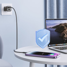 Kabelski kabel IPHONE SUPPASS SERIES USB-C - Lightning 20W 1.2m Črna