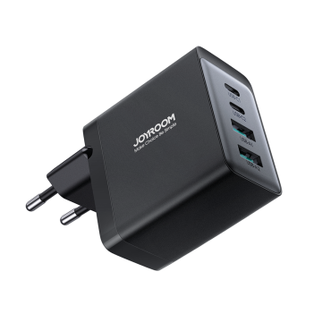 GAN 67W 2x USB 2x USB-C + USB-C kabelladdare 1.2m svart