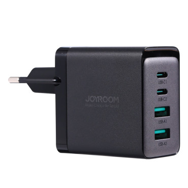 GAN 67W 2x USB 2x USB-C + USB-C kabelladdare 1.2m svart