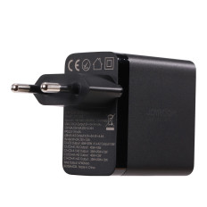 GAN 67W 2x USB 2x USB-C + USB-C kabelladdare 1.2m svart