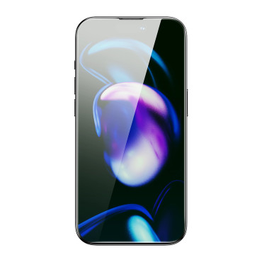 Vidrio templado para iPhone 14 Pro en toda la pantalla. 0.3mm Luz anti azul