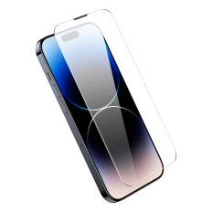2x temperované sklo pre iPhone 14 Pro Max pre celú obrazovku s reproduktorom štítu 0.3mm