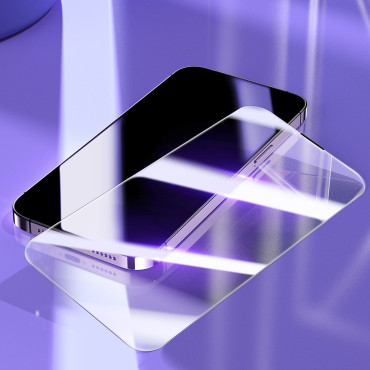 2x temperované sklo pre iPhone 14 Pro Max pre celú obrazovku s reproduktorom štítu 0.3mm