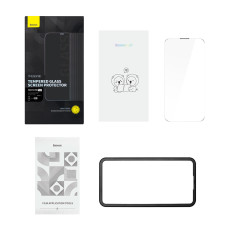 Gehard glas voor iPhone 14 Pro voor het hele scherm met een luidsprekerschild 0.3mm