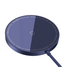 Carregador magnético magnético simples simples magsafe qi 15w roxo