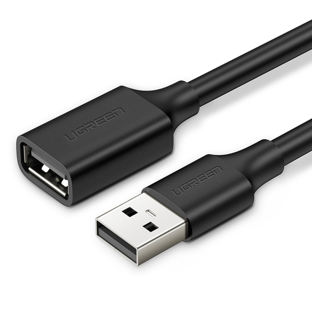 USB 2.0 480MB / s kabelforlengelseskabel 1.5m svart