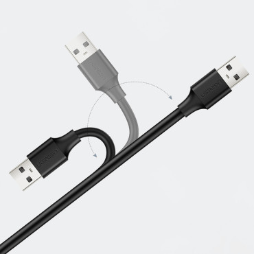USB 2.0 480MB / s kabelforlengelseskabel 1.5m svart
