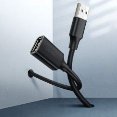 USB 2.0 480MB / s kabelforlengelseskabel 1.5m svart