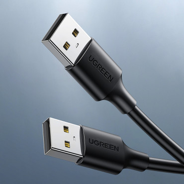 Elastīgs elastīgs kabelis USB 2.0 480MB / s 25cm melns kabelis