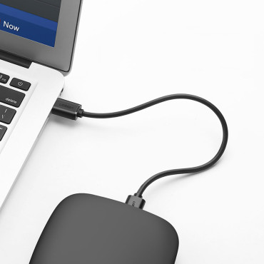 Flexibel flexibel kabel USB 2.0 480MB / s kabel 1.5m svart
