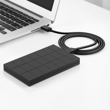 Flexibel flexibel kabel USB 2.0 480MB / s kabel 1.5m svart