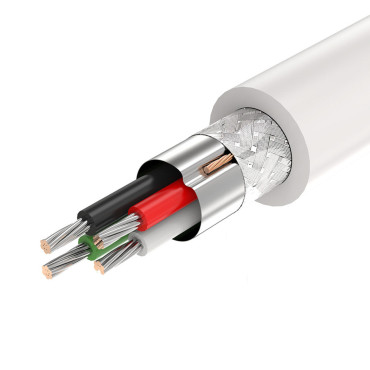 Fleksibelt fleksibel kabel USB 2,0 480mb / s kabel 1.5m sort