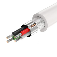 Fleksibelt fleksibel kabel USB 2,0 480mb / s kabel 1.5m sort