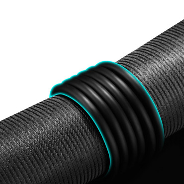 Fleksibelt fleksibel kabel USB 2,0 480mb / s kabel 1.5m sort