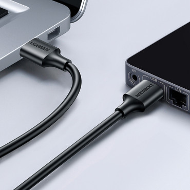 Fleksibel fleksibel kabel USB 2.0 480MB / s 3M svart kabel