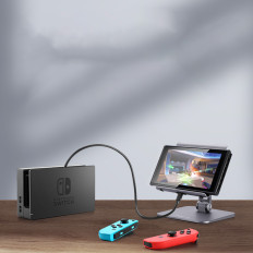 Slitesterkt USB-C-kabelforlengelseskabel 3.1 10 GB / s 1m grå