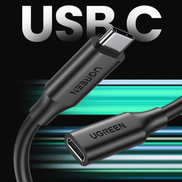 Câble d'extension de câble de câble USB-C 100W 10GB / S 1M