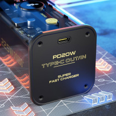 PowerBank K16Pro 20000MAH USB-A USB-C 22.5W PD musta