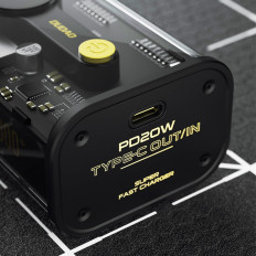 Powerbank K16 10000MAH USB-C USB-A 22.5W PD černá