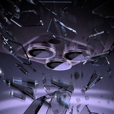 Beschermend glas op de iPhone 12 Pro Max-cameras