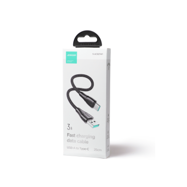 Holdbart kabel til iPhone Surpass Series USB-C - Lyn 20W 0.25m sort