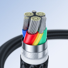 Dauerhaftes Kabel für iPhone Surpass Series USB-C - Blitz 20W 0.25m Schwarz