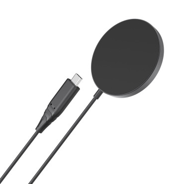 Induktivni magnetni polnilnik za iPhone 15W Magsafe Black